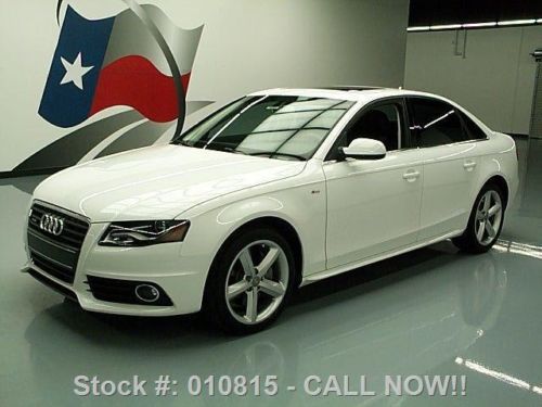 2012 audi a4 2.0t quattro premium plus awd s-line 15k texas direct auto