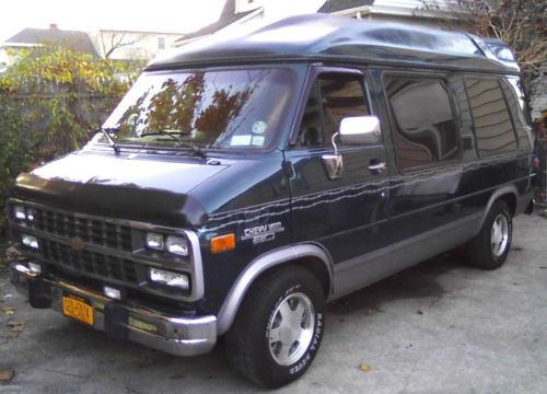 1995 chevrolet conversion van hi top g 20 chevy