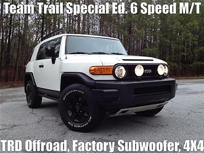 Trail team special edition trd exhaust offroad 6 speed manual subwoofer roofrack