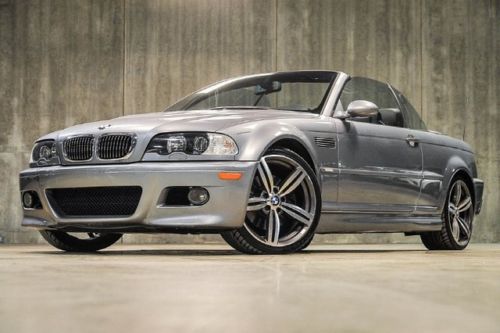 2004 bmw m3 convertible! 6spd! cold weather! harmon/kardon! 19s! 43k mi!