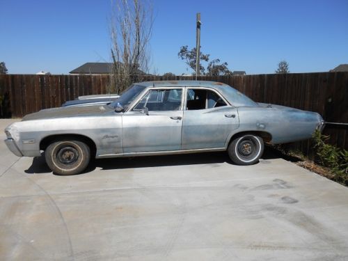 1968 chevrolet biscayne 4 door  police 396 matching numbers