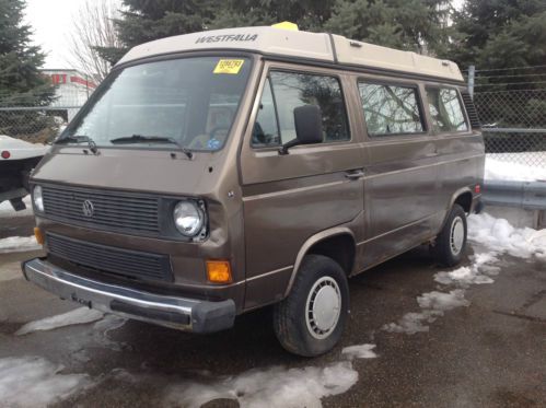 1985 vw van westfalia camper.   no reserve ! !