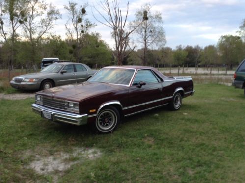 1984 chevrolet el camino conquista standard cab pickup 2-door 5.0l