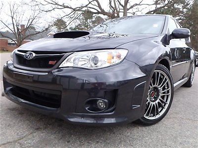 Subaru impreza sedan wrx sti low miles 4 dr manual gasoline 2.5l h4 sf