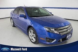 11 ford fusion sport sedan, leather seats, sunroof, clean carfax, we finance!