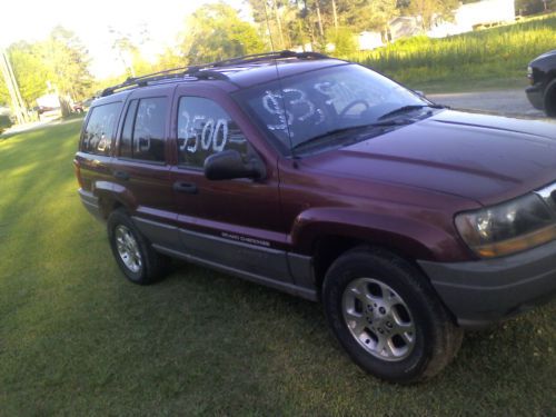 Running 1999 jeep grand cherokee laredo sport utility 4-door 4.0l
