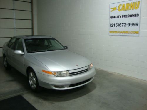 2002 saturn l300  leather sunroof chrome wheels