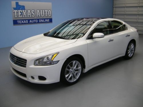 We finance!!!  2011 nissan maxima 3.5 sv premium pano roof nav 2 tv&#039;s texas auto