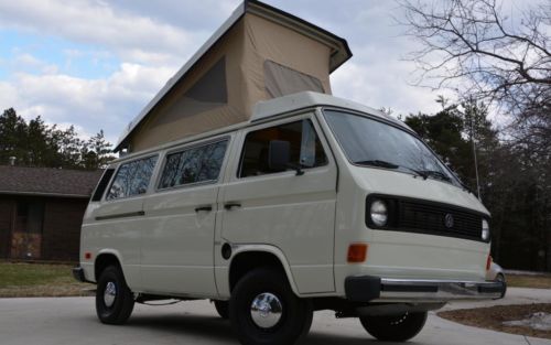 1982 volkswagen vanagon l campmobile van camper 3-door 2.0l