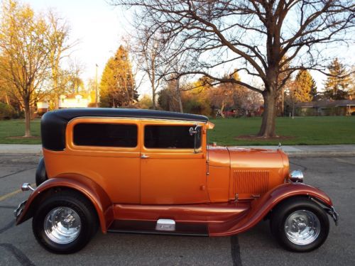 One of a kind street rod 1929 ford model a 2dr 5.0 mustang v8 a/t, p/s nice !!