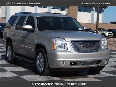 09 gmc yukon denali  2 wd leather navigation  tow package clean car  fax