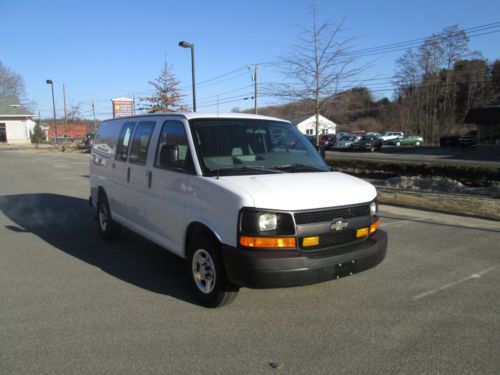 2007 chevy g-1500 express cargo van 5.3 v8 a/c 63k 1owner clean carfax new tires