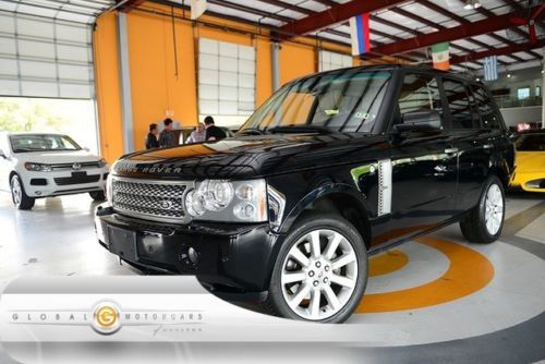 08 range rover supercharged 4wd harmon kardon nav pdc cam keyless rear dvd vent