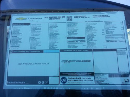 2015 Chevy Siverado 2500 HD LTZ CrewCab 4x4 3 in stock 6.6 Diesel $6500 off, US $55,000.00, image 19