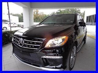 2014 mercedes-benz ml63 ml63 amg suv navigation rearview camera only 2k miles