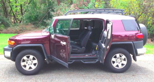 2007 toyota fj cruiser - rear hatch ladder &amp; roof rack &amp; cd changer new rear end