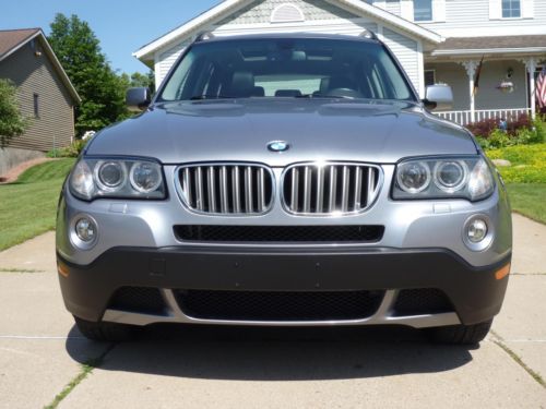 2007 bmw x3 3.0si navigation/leather/moonroof/bluetooth/cold weather package