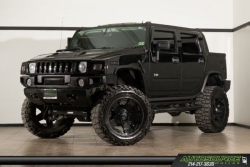 2007 hummer h2 sut 6in fabtech lift 22&#039;s 40&#039;s led lights navigation exhaust