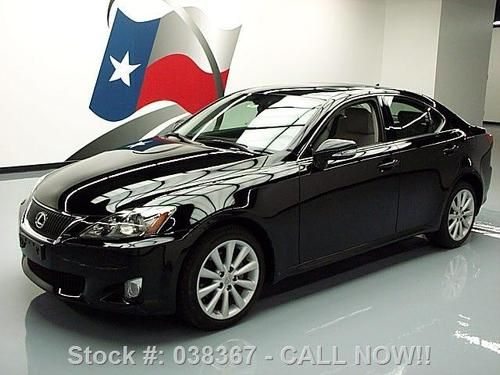 2010 lexus is250 awd leather sunroof nav rear cam 23k! texas direct auto