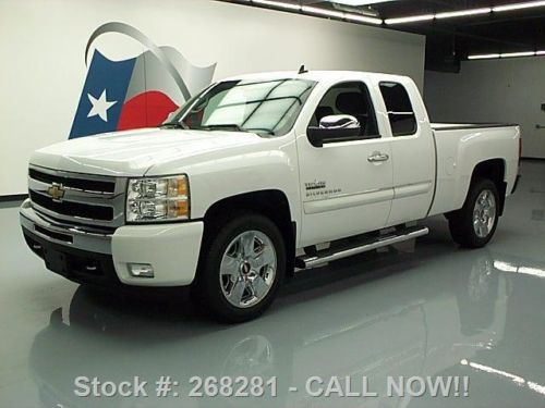 2011 chevy silverado ext cab tx edition 20&#039; wheels 36k texas direct auto