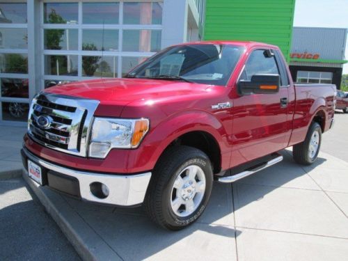 F150 red 1 owner xlt v8 backup sensors bluetooth truck cab short bed loaded tow