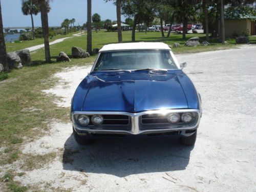 1968 Pontiac Firebird Base Convertible 2-Door 5.7L, image 3