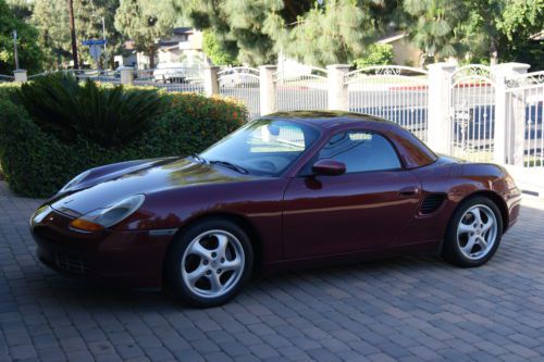 1997 porsche boxster hard-top, new power soft top w/ glass, heated leather, 5spd