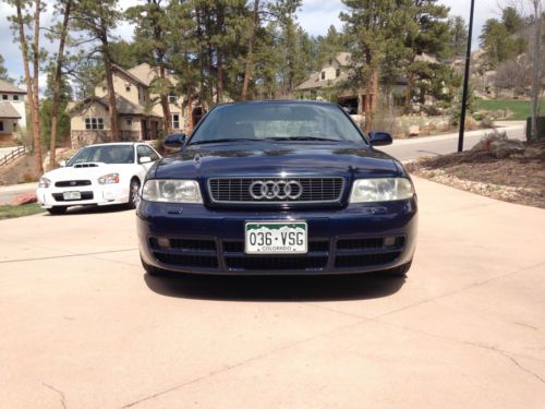 2000 audi b5 s4 4-door 2.7l 6-speed leather - new paint - receipts