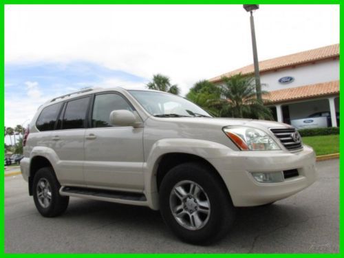 03 sand dollar pearl 4.7l v8 gx-470 4wd 8-passenger suv *dvd video *cd changer