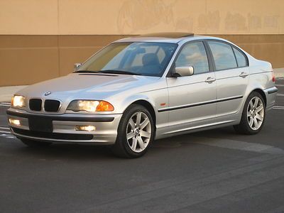 2001 bmw 325i sport one owner sedan non smoker clean 5spd low miles no reserve!