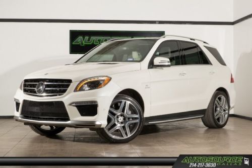 2012 mercedes-benz ml 63 amg twin turbo 690 hp pano driver assistance