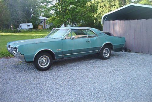 1967 OLDSMOBILE CUTLASS 2 DOOR SURVIVOR ORIGINAL PAINT NO BOND SOLID STRAIGHT, image 5