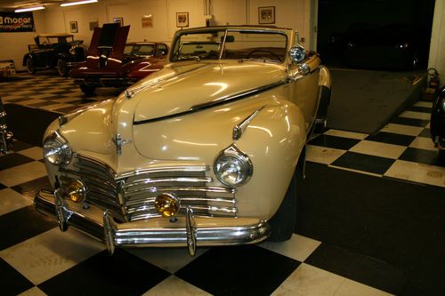 Chrysler new yorker 1941 convertible eight cylinder