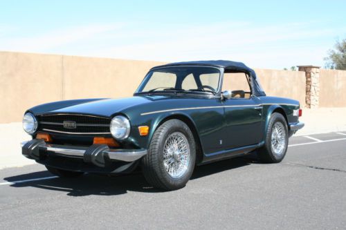 Beautiful 1974 triumph tr6 convertible! excellent driver