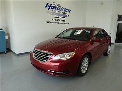 4dr sdn touring low miles sedan automatic 3.6l v6 sfi dohc 24v deep cherry red c