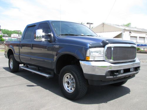 Ford f-250 xlt super duty crew cab 4x4 pick up truck! four wheel drive triton!!!