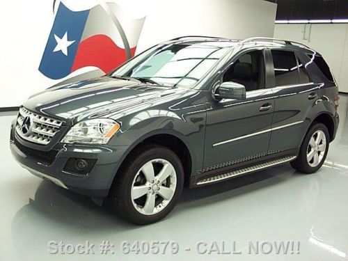 2011 mercedes-benz ml350 p1 sunroof nav rear cam 47k mi texas direct auto