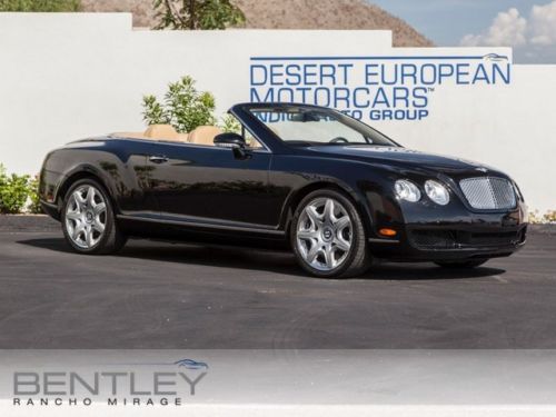 Cpo 2008 bentley continental gt convertible beluga mulliner camera nav