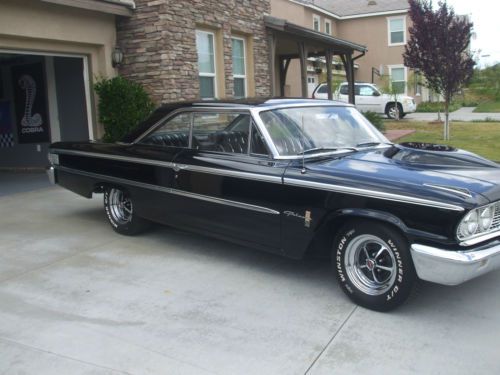 63 1/2 galaxie 500 xl trim== buckets ==console==4 speed car =triple black