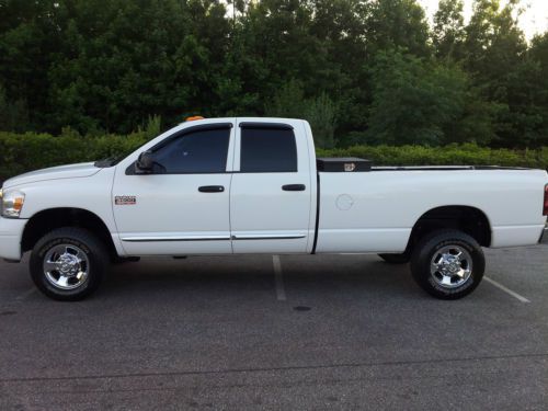 2007 dodge ram 3500 6.7 cummins diesel 4x4 srw crew cab long bed loaded! laramie