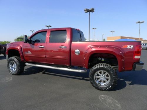 2008 GMC SIERRA 2500 HD CREW CAB SLT 4X4 DIESEL USED LIFTED TRUCK~LEATHER~NICE!!, image 9