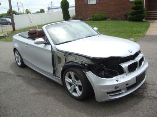 BMW 128i Convertble Salvage Rebuildable Repairable Wrecked Project Damaged FIXER, US $10,995.00, image 4
