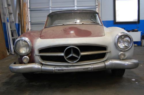 1958 mercedes benz 190sl hardtop/softtop excellent project