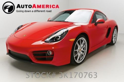 2014 porsche cayman 825 low miles heat cool leather memory seat clean carfax