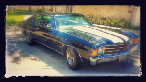 1972 chevelle 350 four barrel, no rust, california car ( collector vehicle)