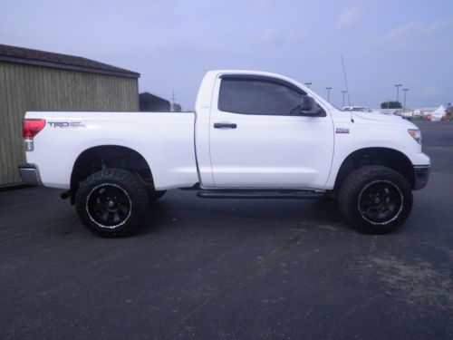 2013 toyota tundra regular cab pickup truck lifted 7.5&#034; 5.7l v8 4x4 trd off road