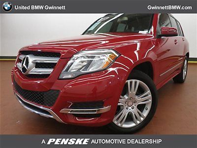 Rwd 4dr glk350 glk-class low miles suv automatic gasoline 3.5l v6 cyl mars red