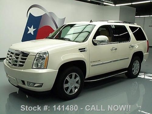 2009 cadillac escalade ultra sunroof nav rear cam 46k! texas direct auto