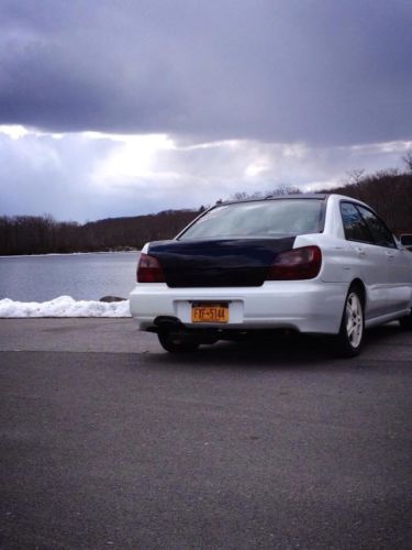 2002 subaru impreza wrx sedan 4-door 2.5l