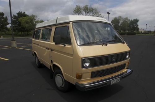 Nice 1985 vw vanagon westfalia pop-top camper van